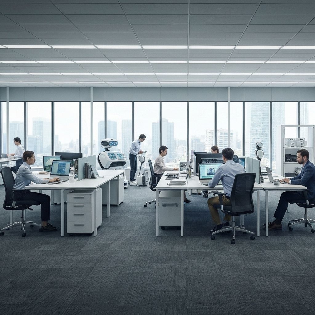 Modern technology workspace